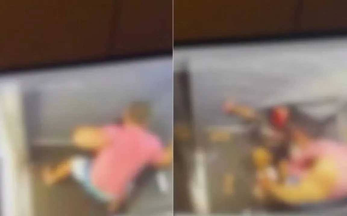Vítima ficou com o rosto desfigurado após agressão