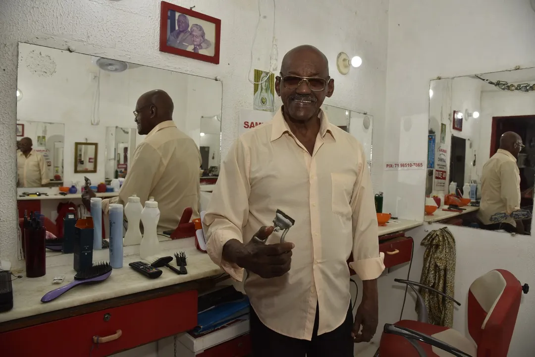 Samuel da Silva Alves Filho, 79 anos, o Samuka