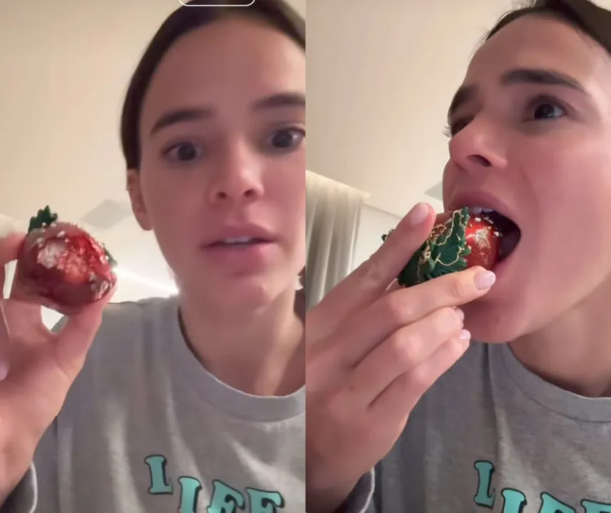 Ela compartilhou o presente adiantado de aniversário nos stories