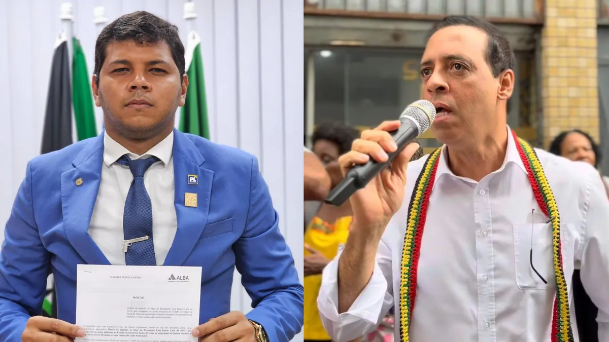 Deputado Diego Castro (PL) e Hilton Coelho (PSOL)