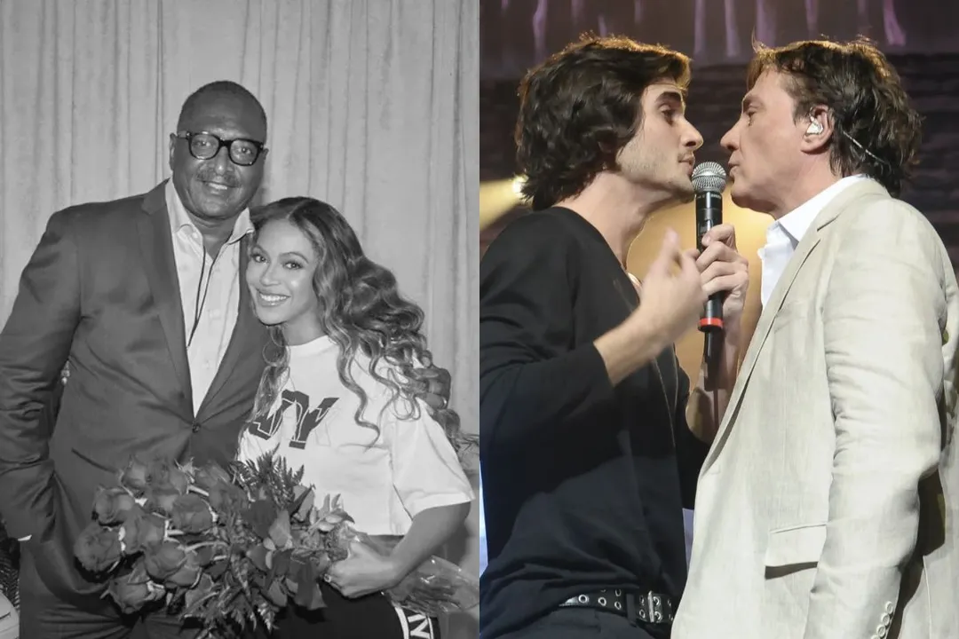 Beyoncé, Matthew Knowles, Fábio Jr. e Fiuk
