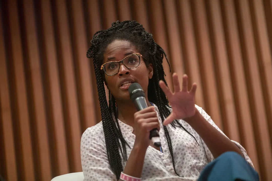 A filósofa, escritora e ativista Djamila Ribeiro