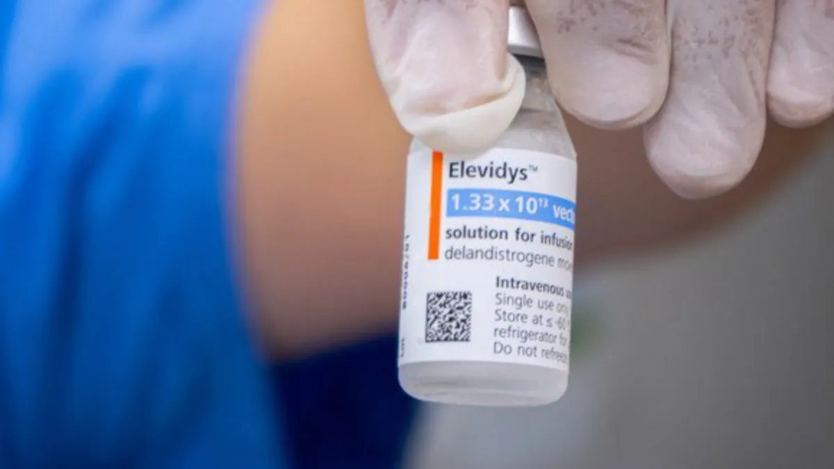 Medicamento Elevidys, voltado para o tratamento genético de distrofia muscular de Duchenne (DMD)
