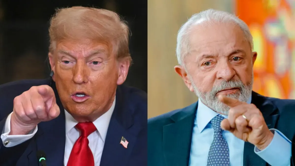 Presidente Donald Trump e presidente Lula