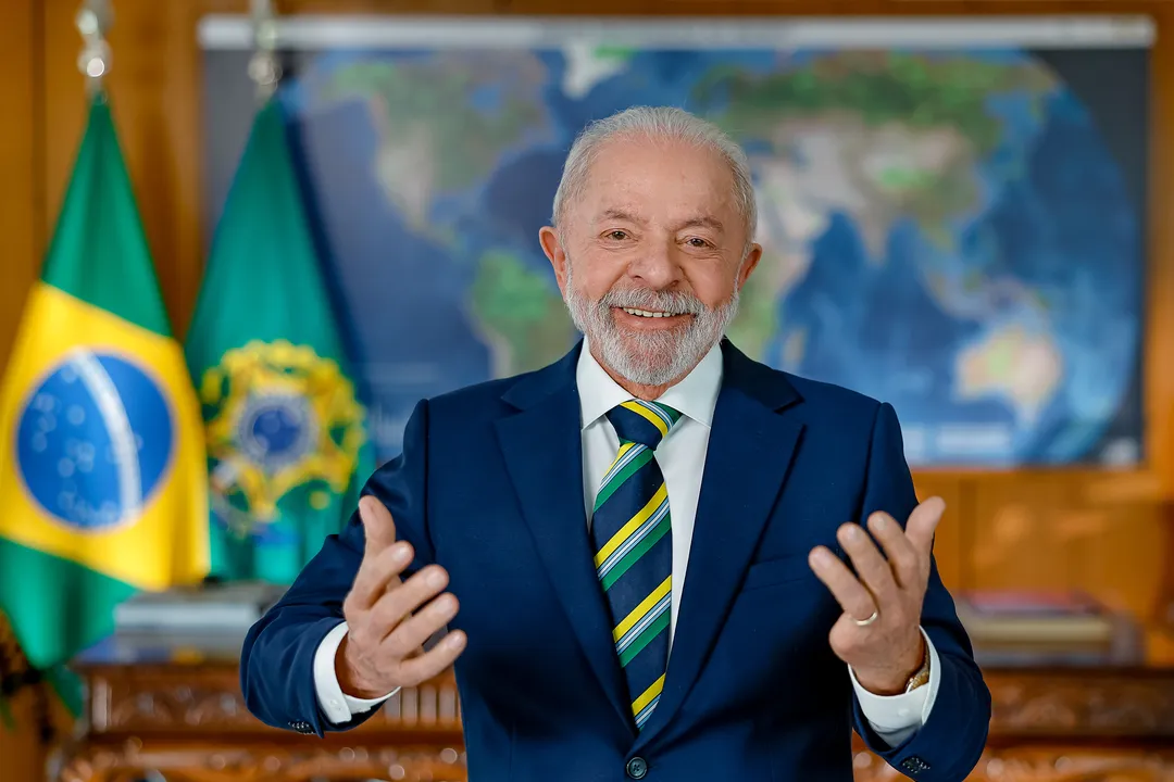 Foto oficial do pronunciamento em rede nacional