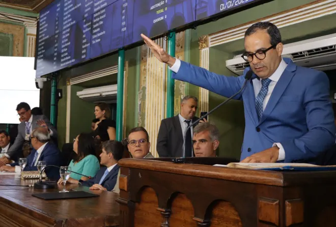 Prefeito de Salvador, Bruno Reis (União Brasil), na Câmara