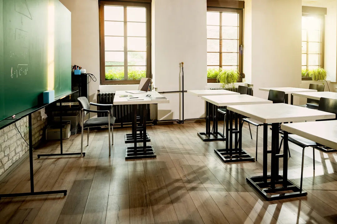 Sala de aula em uma escola