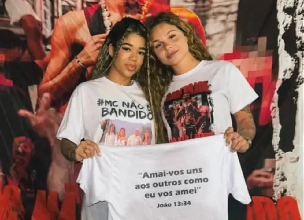 Viviane Noronha e Fernanda Valença se juntam em protesto para apoiar Oruam