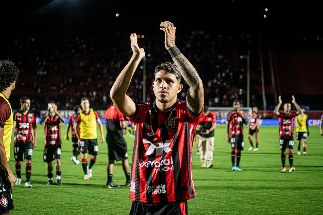Felipe Cardoso atuou pela segunda vez com a camisa do Vitória contra o Sport