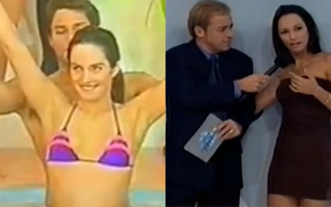 A modelo fez sucesso no programa