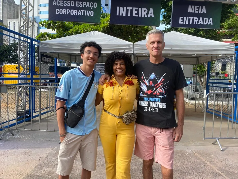 Família no Festival A TARDE FM