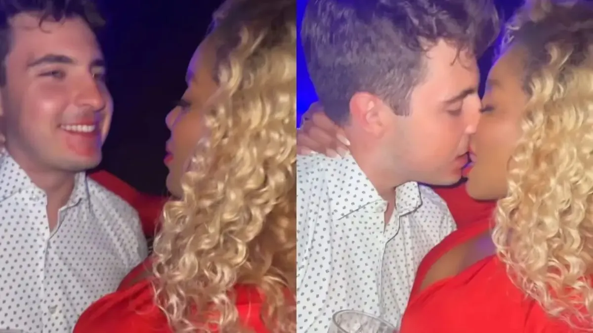 Momento foi registrado em vídeos publicados no Instagram