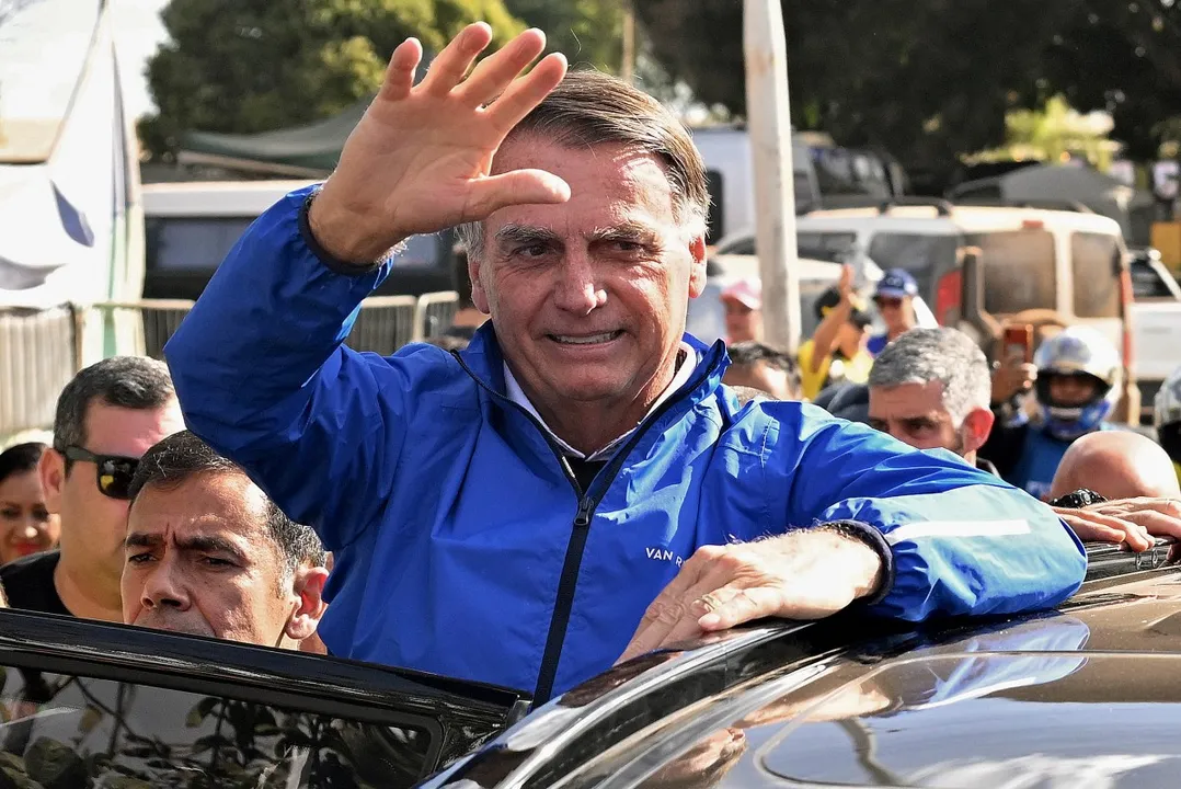 Bolsonaro em manifestação recente com apoiadores