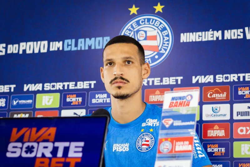 Gabriel Xavier volta à titularidade do Bahia contra o Juventude, destaca parceria com David Duarte e promete postura diferente após eliminação na Sul-Americana.