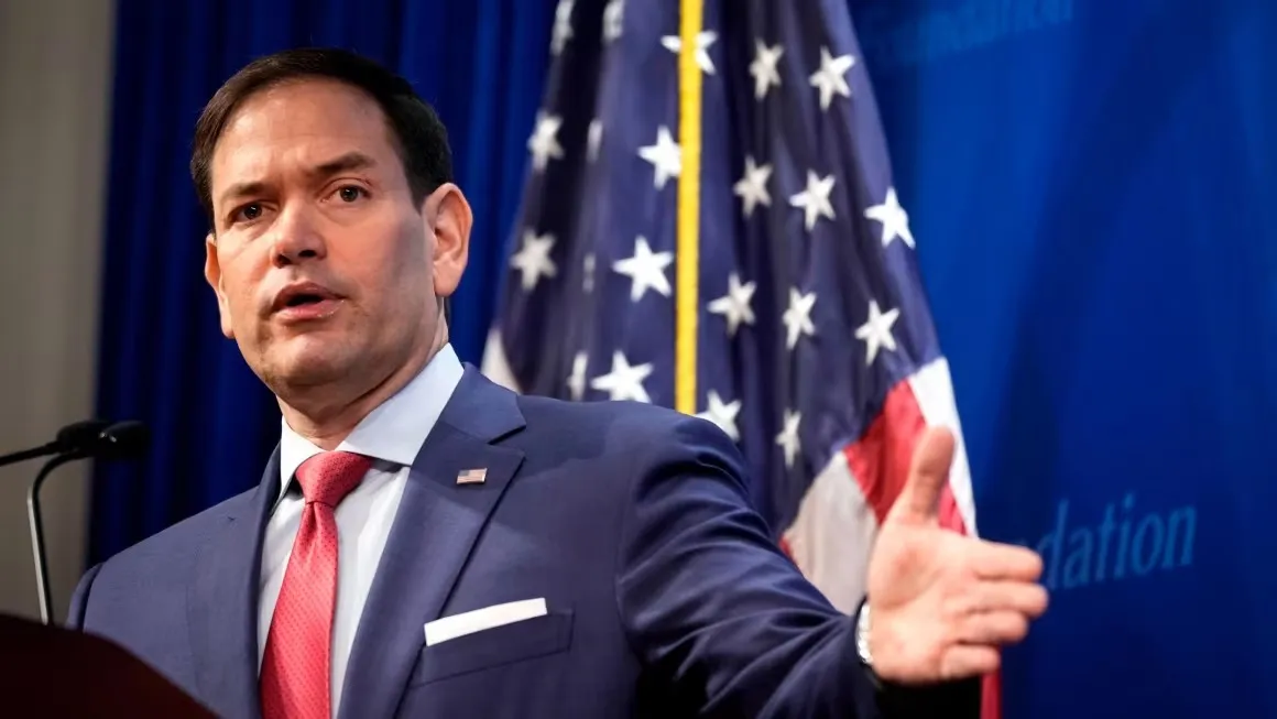 Secretário de Estado dos EUA, Marco Rubio