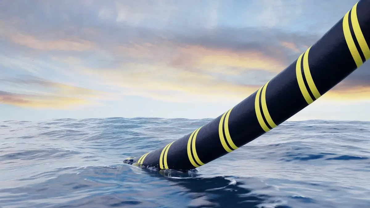 Os cabos submarinos são responsáveis por cerca de 95% do tráfego global de internet