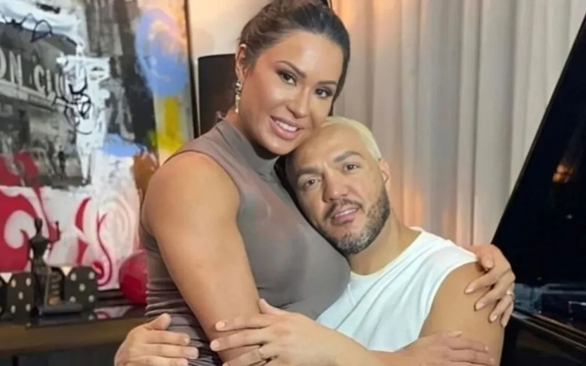 Gracyanne e Belo estão separados há um ano