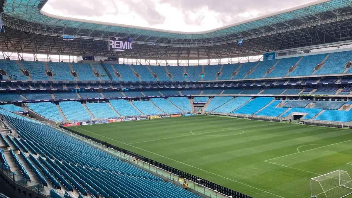 Arena do Grêmio será o palco de Gremio e Fortaleza pelo Brasileirão