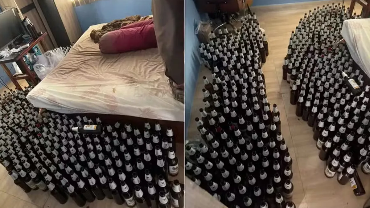 Homem morreu cercado de cervejas