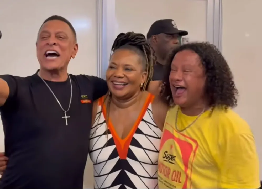 Pisit Mota, Renato Piaba e Margareth Menezes