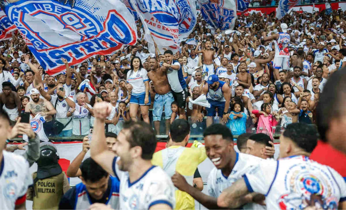 Torcida do Bahia na Arena Fonte Nova
