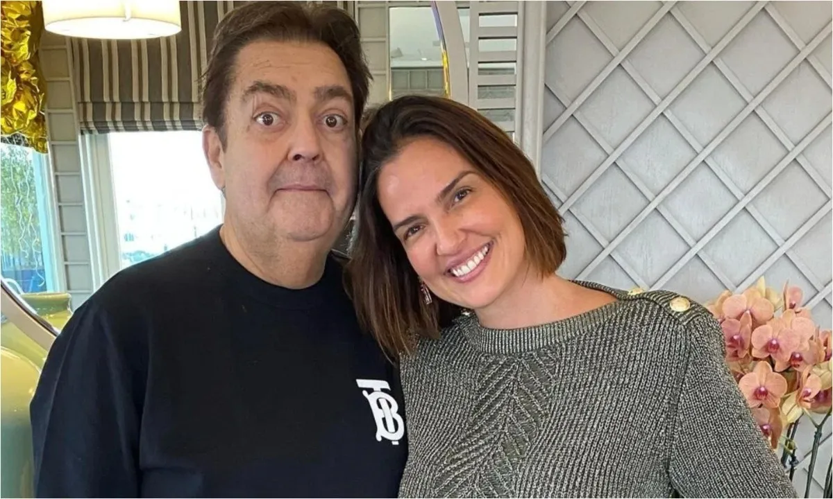 Faustão e a esposa, Luciana Cardoso