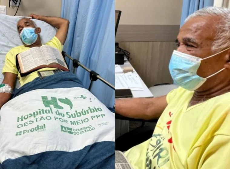 Pastor Sargento Isidório (Avante) deu entrada no Hospital do Subúrbio, em Salvador, na segunda-feira, 18