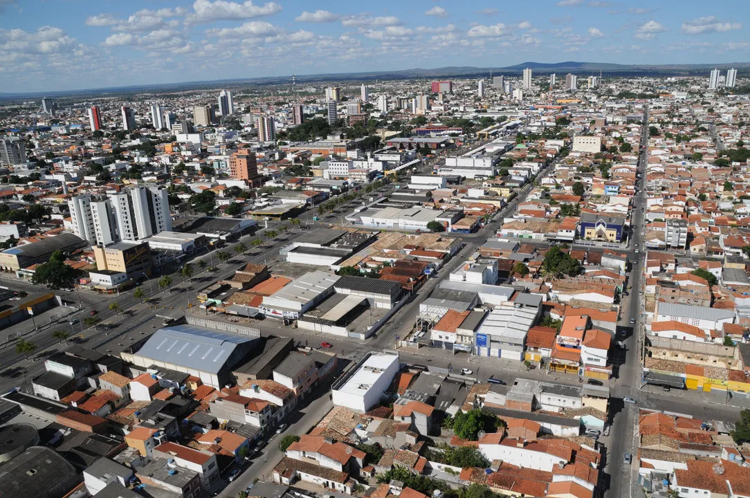 Vista aérea da cidade de Feira de Santana