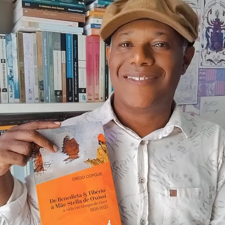 Diego Copque, historiador e autor do livro “De Benedicta & Tibério à Mãe de Stella de Oxóssi”