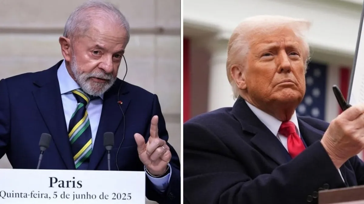Presidente Lula (PT) e presidente dos Estados Unidos, Donald Trump