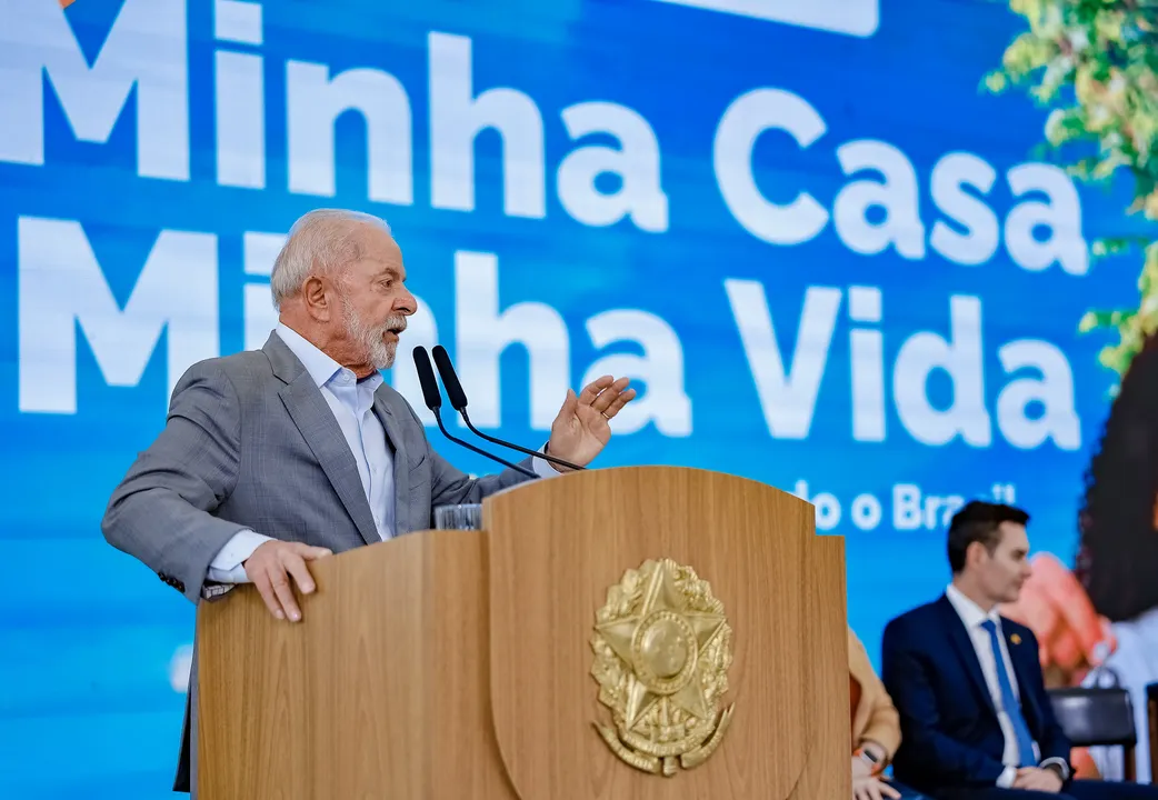 Presidente Lula (PT) durante discurso