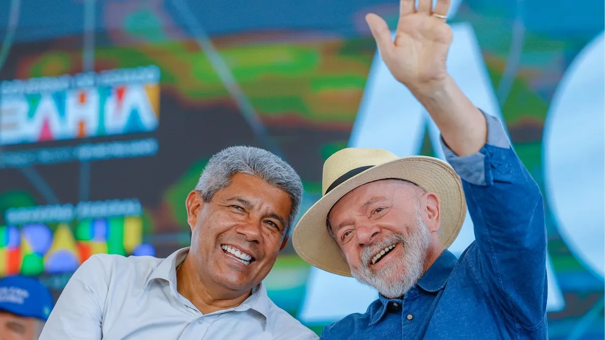 Jerônimo Rodrigues (PT) e presidente Lula (PT)