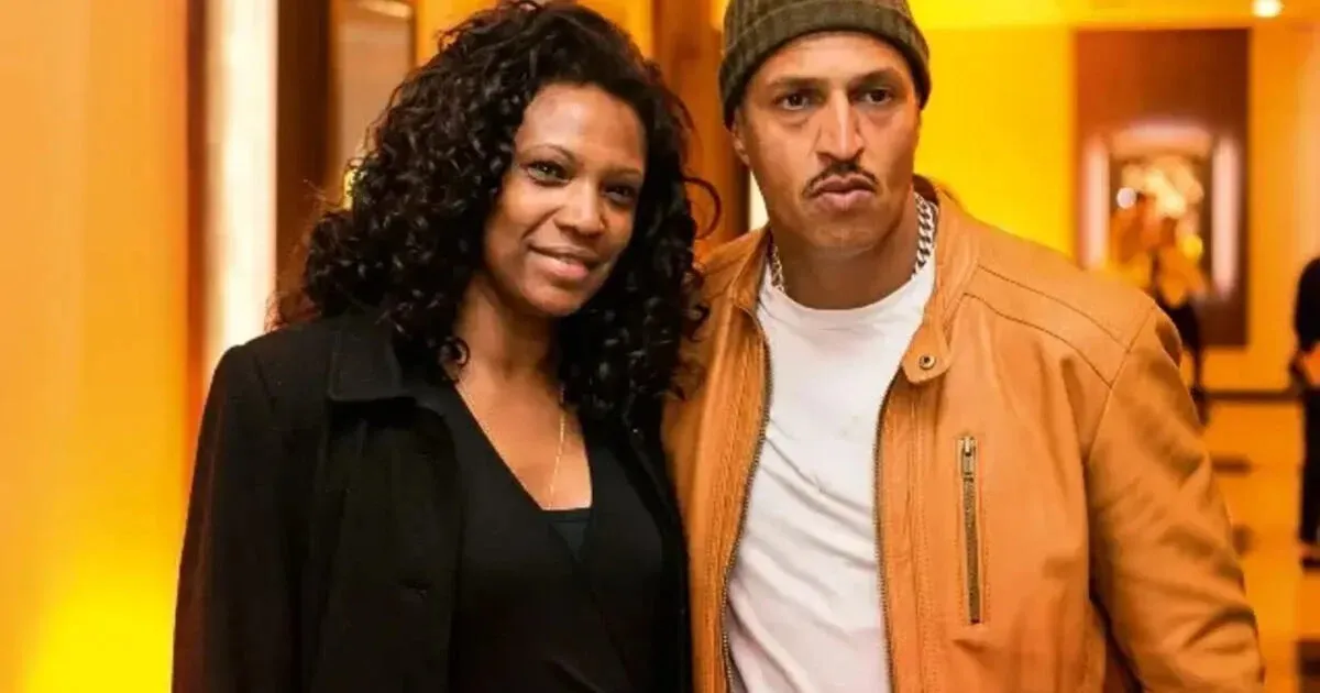 O rapper Mano Brown e Eliane Dias