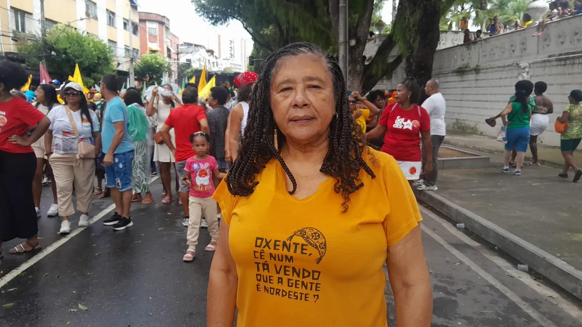 Vereadora Marta Rodrigues (PT), participou da 31º edição do Grito dos Excluídos