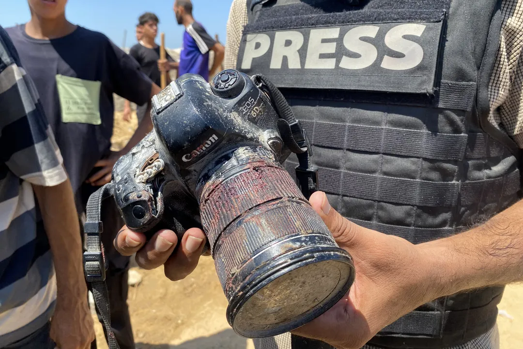 Imprensa na Faixa de Gaza