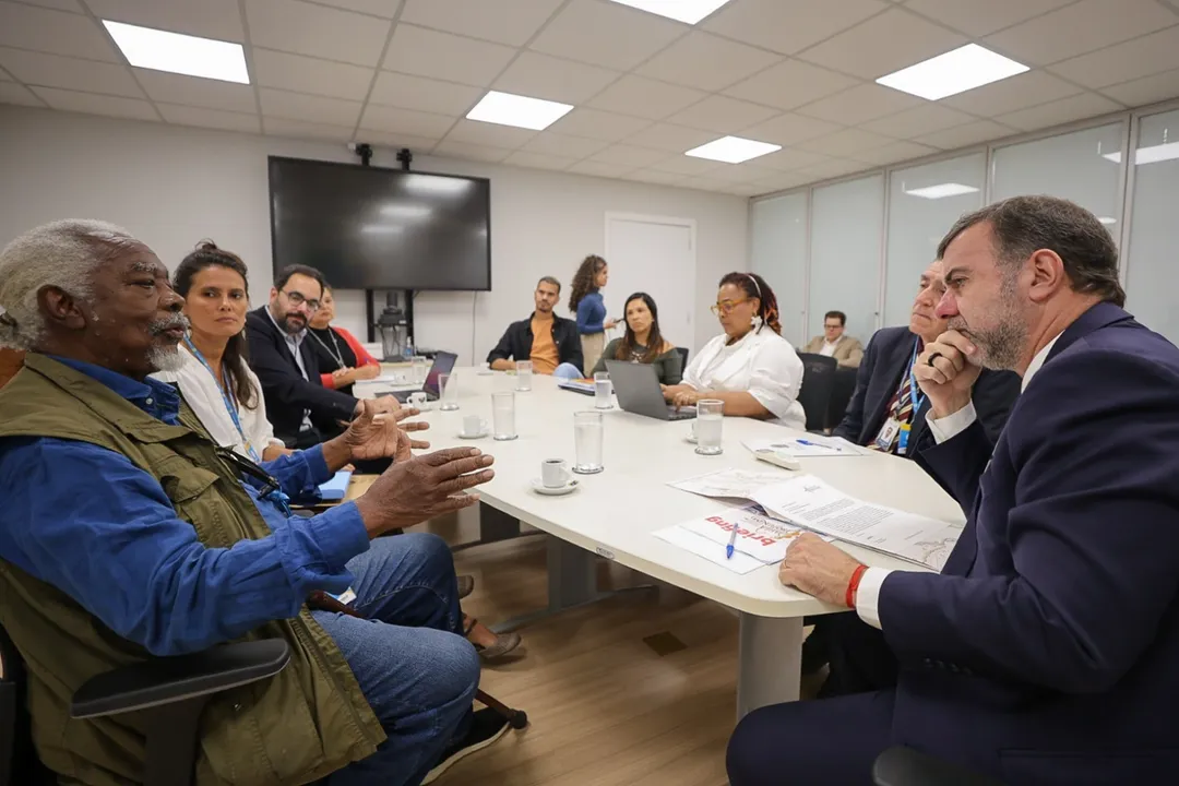 Presidente da Embratur, Marcelo Freixo, recebeu Mateus Aleluia, nesta terça-feira, 8