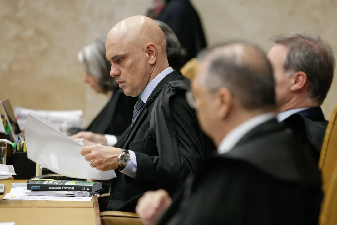 Alexandre de Moraes discursou no retorno dos trabalhos do STF, nesta sexta-feira, 1º