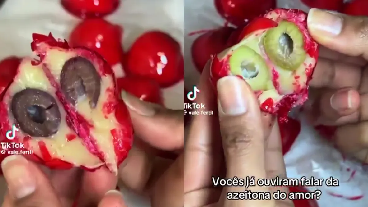 Azeitona do Amor foi criada e teve receita compartilhada em rede social