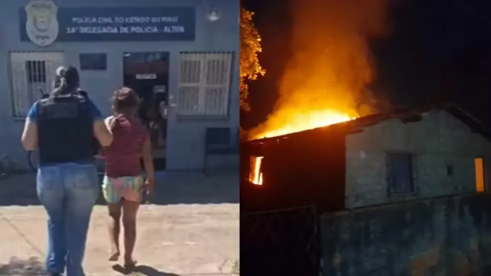 Mulher tocou fogo na casa do ex por não aceitar fim de relacionamento