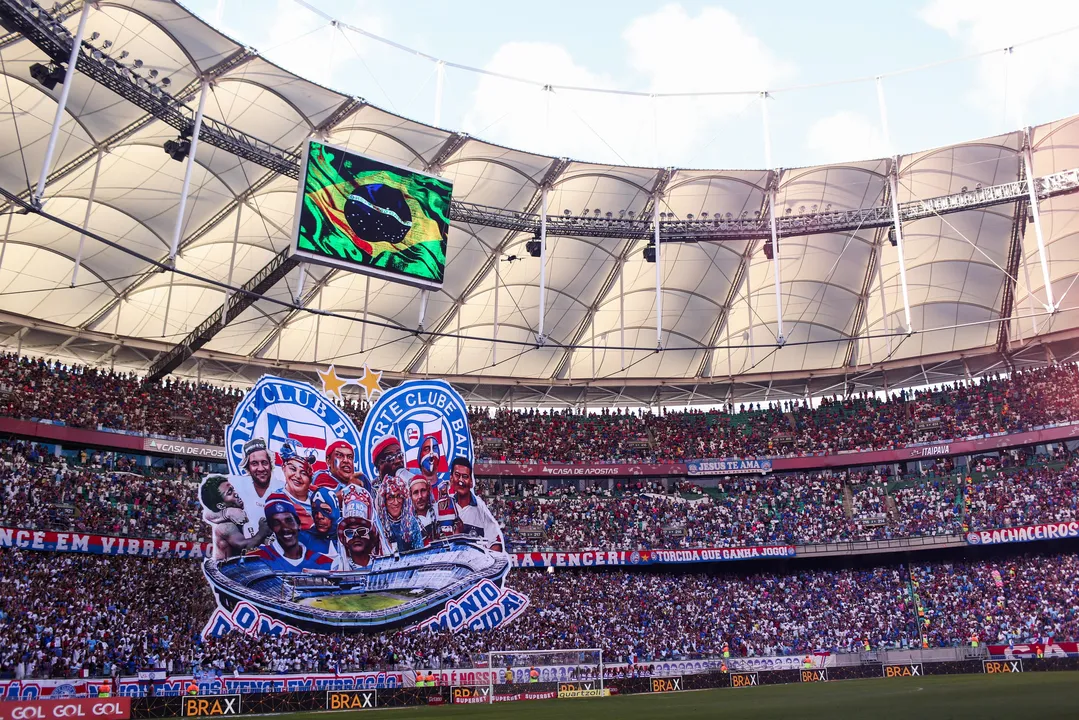 Torcida do Bahia na Arena Fonte Nova