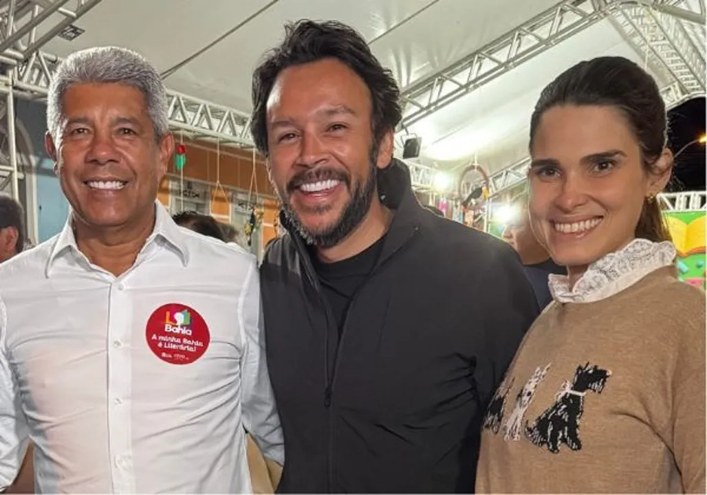 Jerônimo se encontrou com Mário e Camila em agenda recente na Chapada Diamantina