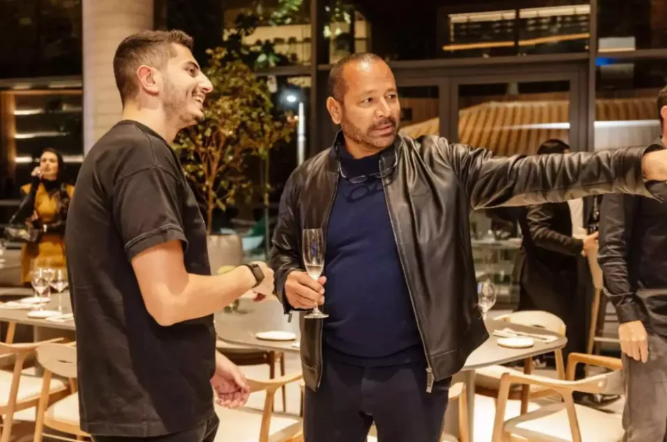 Abdullah Binghatti em jantar no Brasil