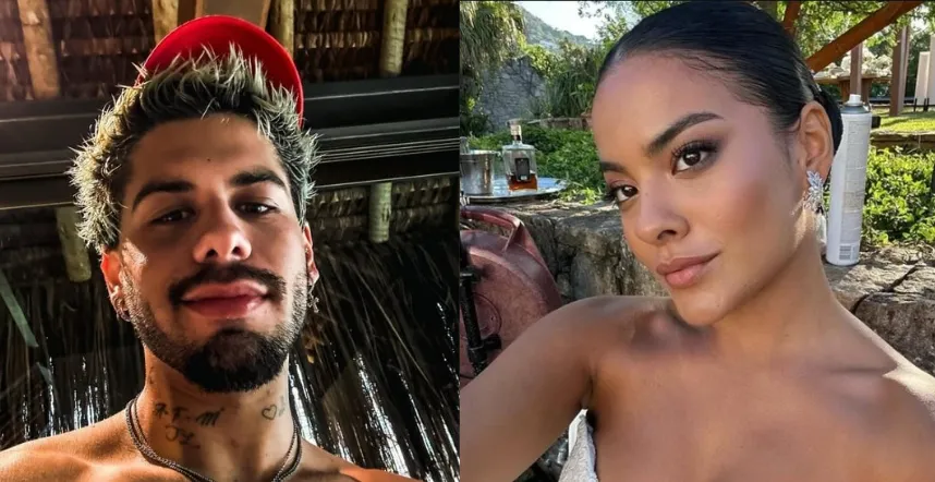 Zé Felipe e Bella Campos se seguem em redes sociais