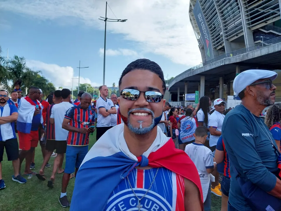Lucas Corrêa, torcedor do Bahia