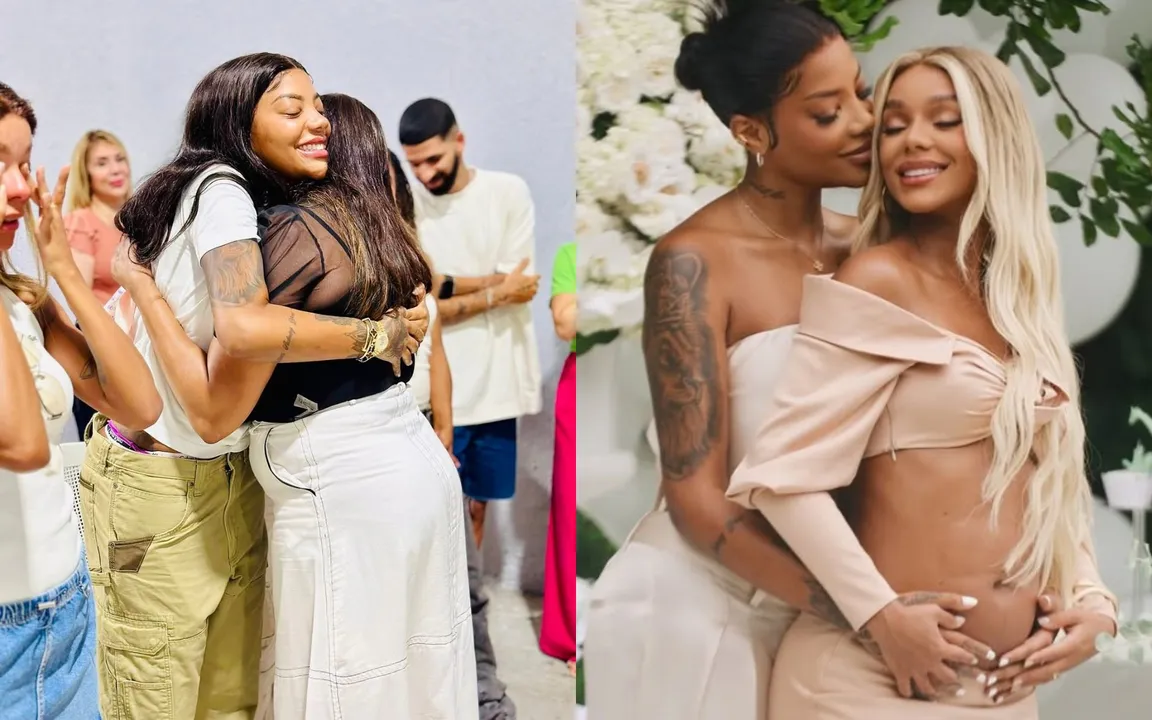 Ludmilla presenteou a pastora com uma igreja