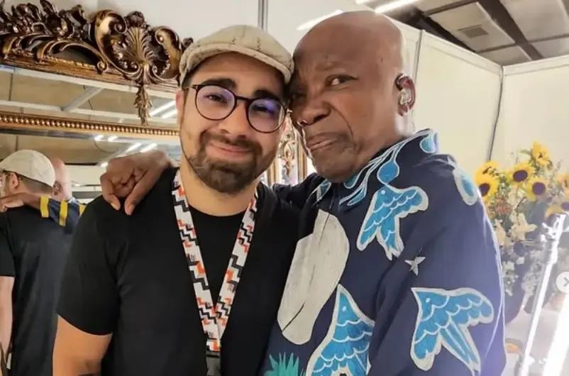 Milton Nascimento, e o filho, Augusto