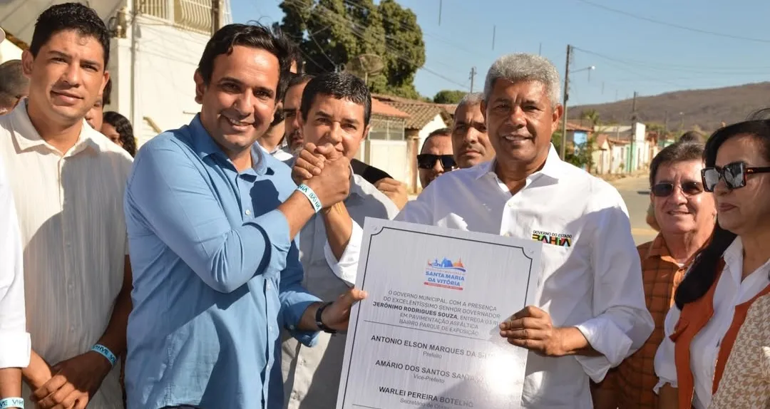 Jerônimo e prefeito Tonho de Agdônio