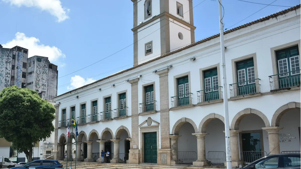 Faixada da Câmara Municipal de Salvador (CMS)