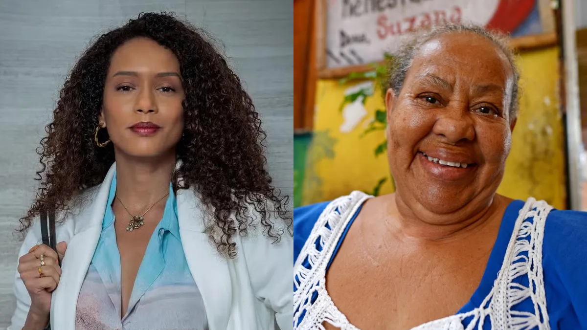 Raquel, protagonista de Vale Tudo, e dona Suzana