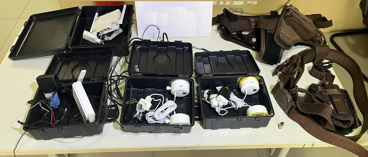 Material foi apresentado na delegacia para registro e providências legais